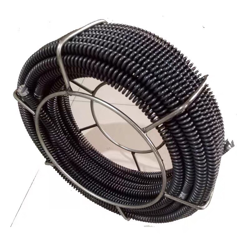 Dây thông tắc cống lò xo phi 16 dài 3,8m. Được làm bằng chất liệu thép Mangar siêu bền