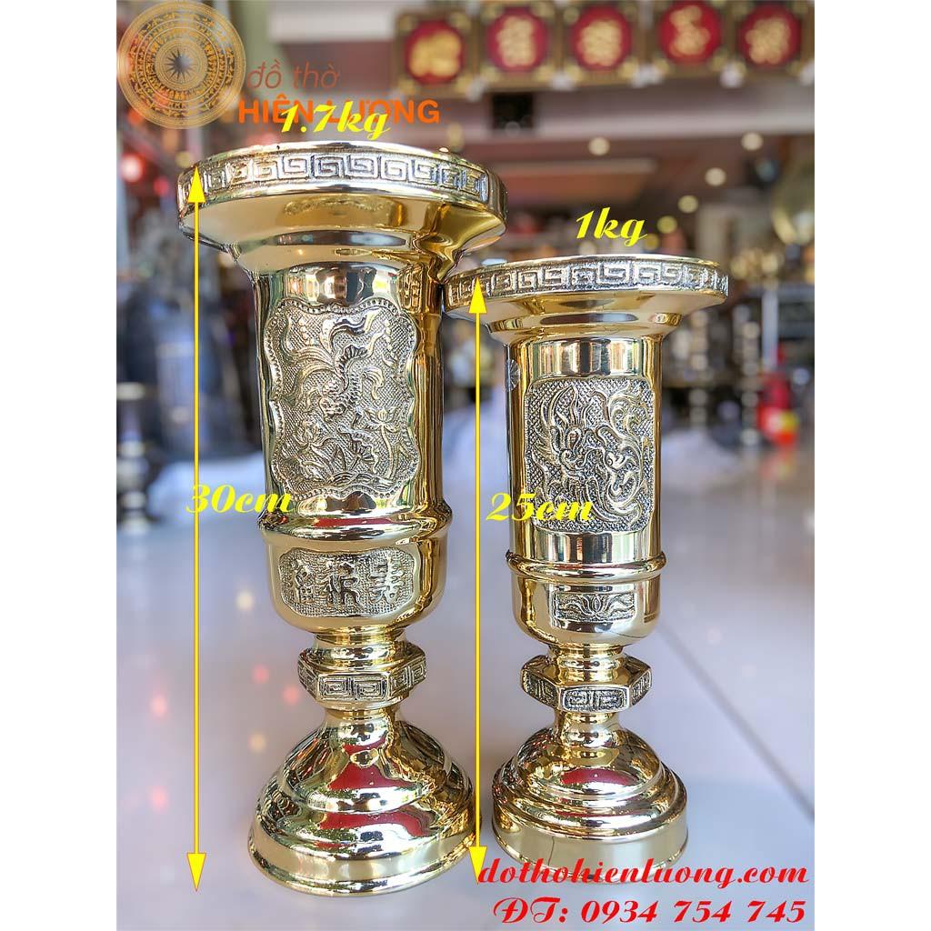 Ống Hương Bằng Đồng Dáng Loe