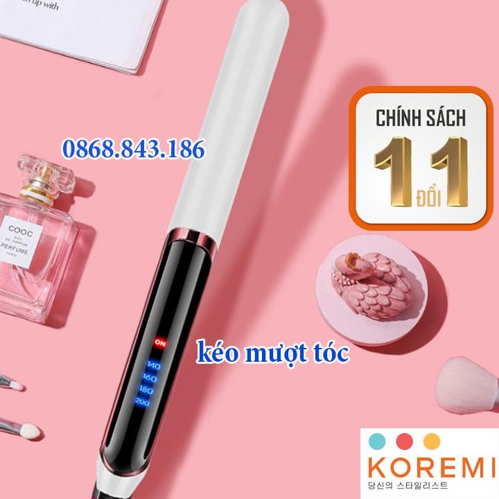 Máy kẹp tóc, duỗi tóc đa năng Uốn, Cúp HoT 2020 Koremi