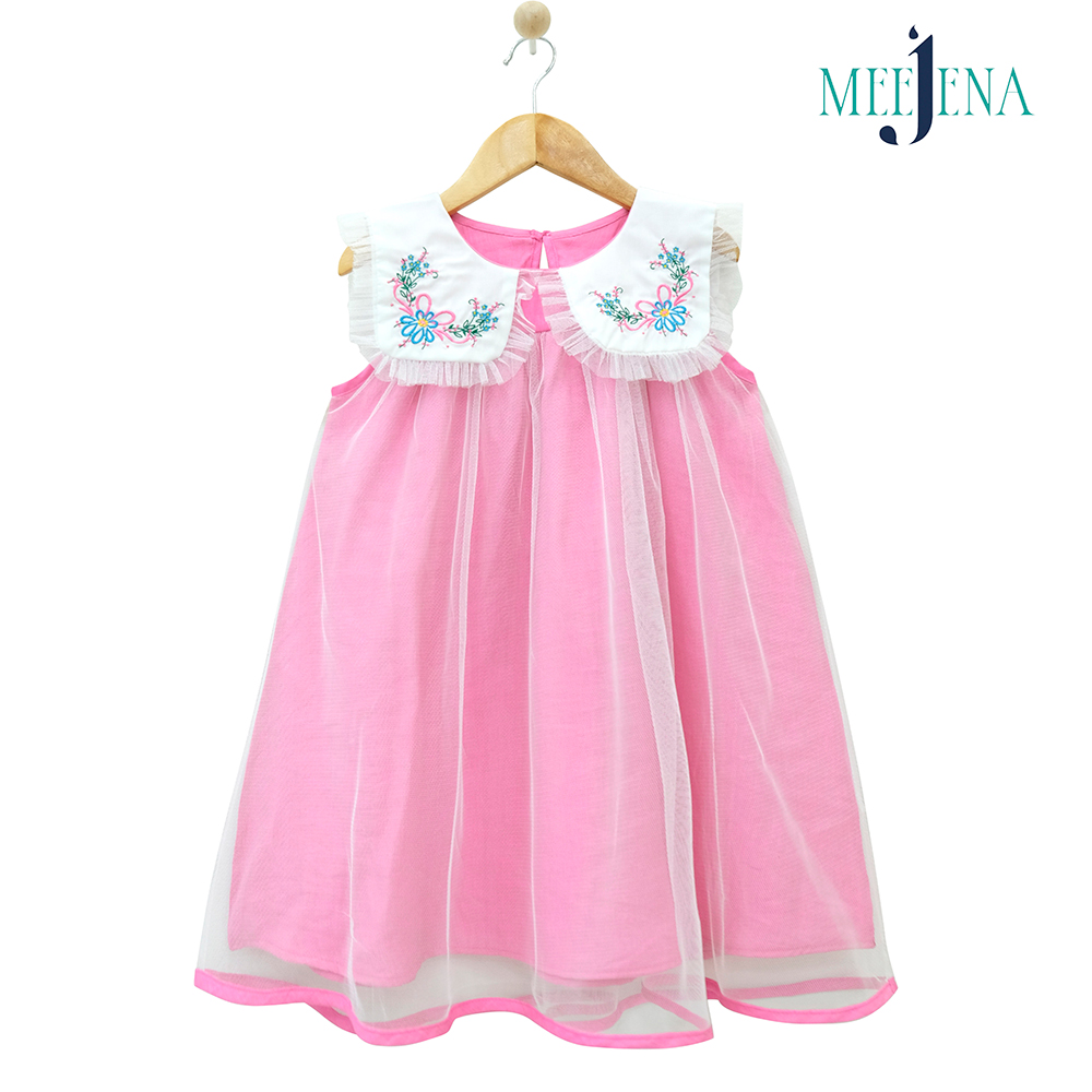 Đầm Công Chúa Bé Gái Lưới Sát Nách 11-34 kg - MEEJENA -1793