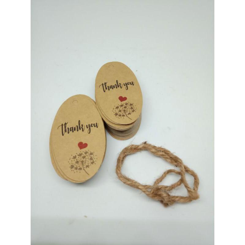 100 tag giấy cảm ơn