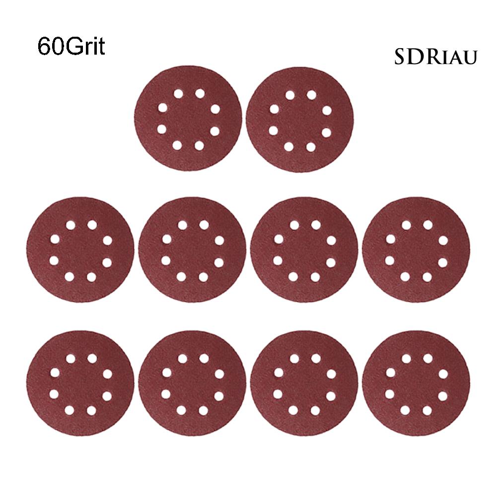 Set 10 Đĩa Chà Nhám 8 Lỗ Tiện Dụng