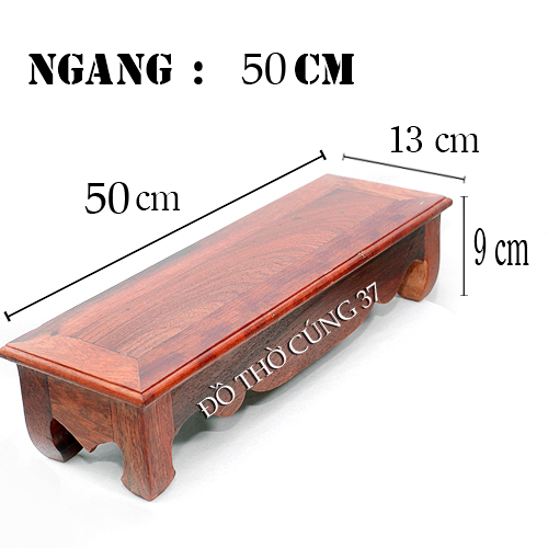 [ NGANG  45 cm , 50 cm , 55 cm , 60 cm ] Đế gỗ hương kê khung ảnh thờ