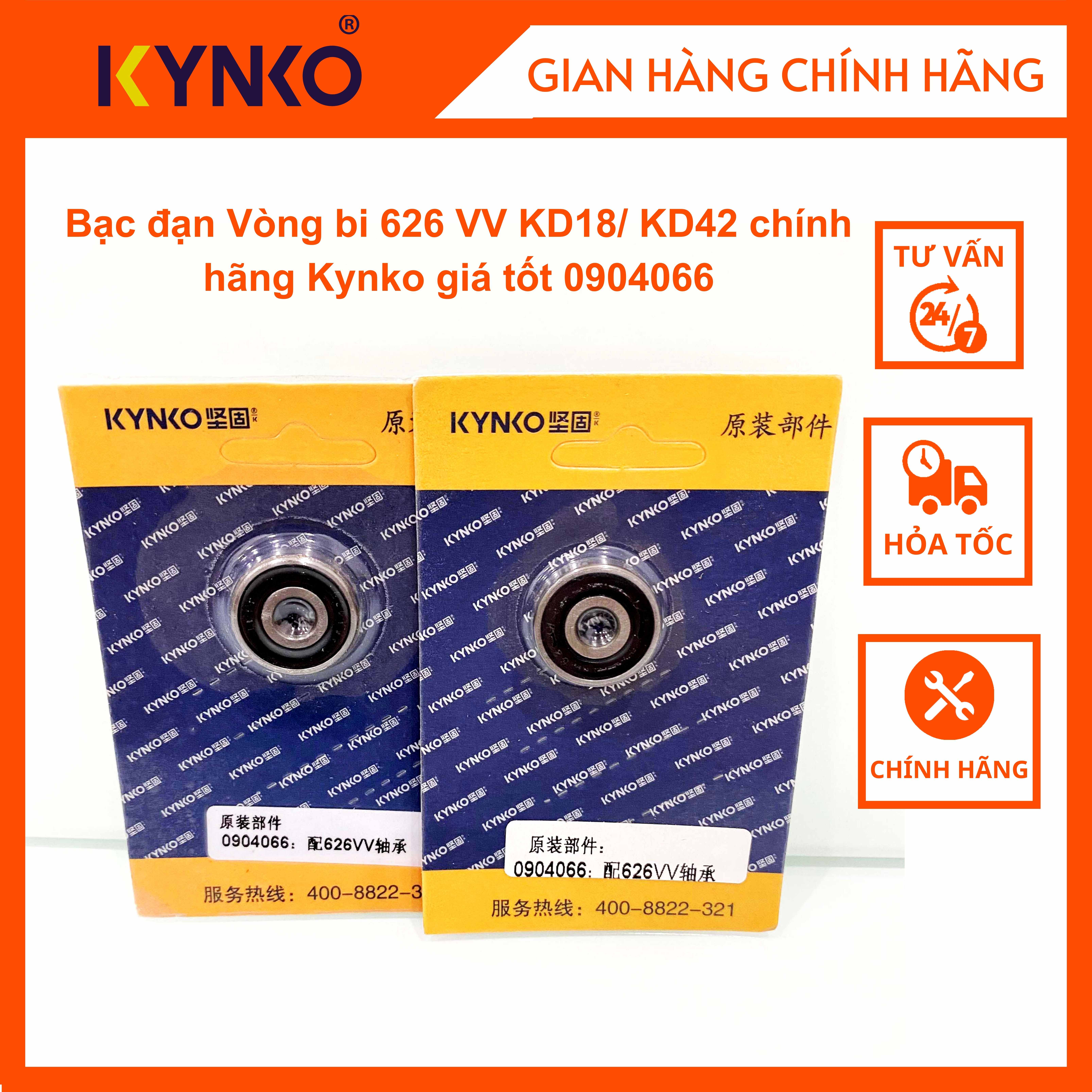 Bạc đạn Vòng bi 626 VV KD18/ KD42 chính hãng Kynko giá tốt 0904066