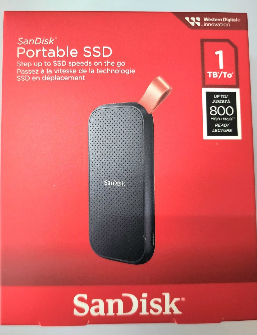 Ổ Cứng Di Động SSD Sandisk Portable E30 1TB New 2023 800MB/s - Hàng Nhập Khẩu