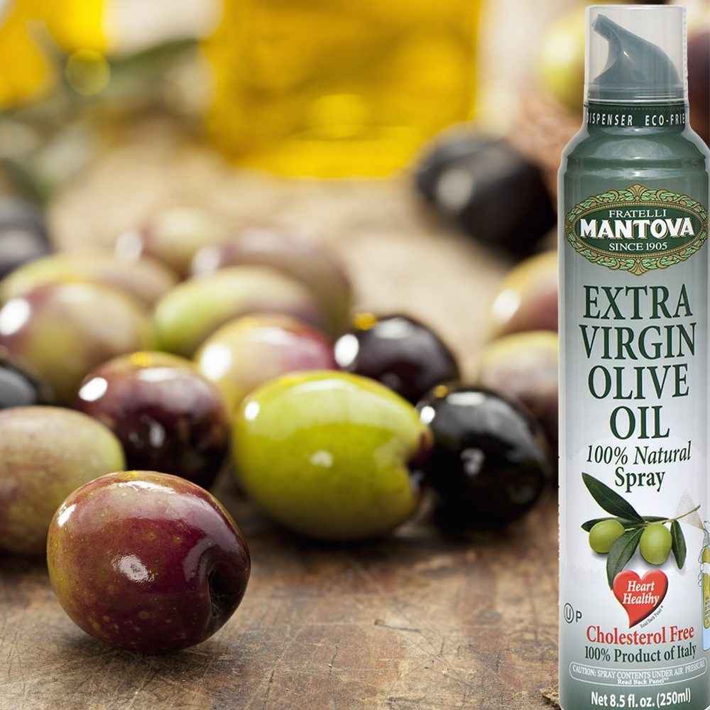 Dầu Xịt Olive Siêu Nguyên Chất Mantova (250ml) - Extra Virgin Olive Oil (250ml)