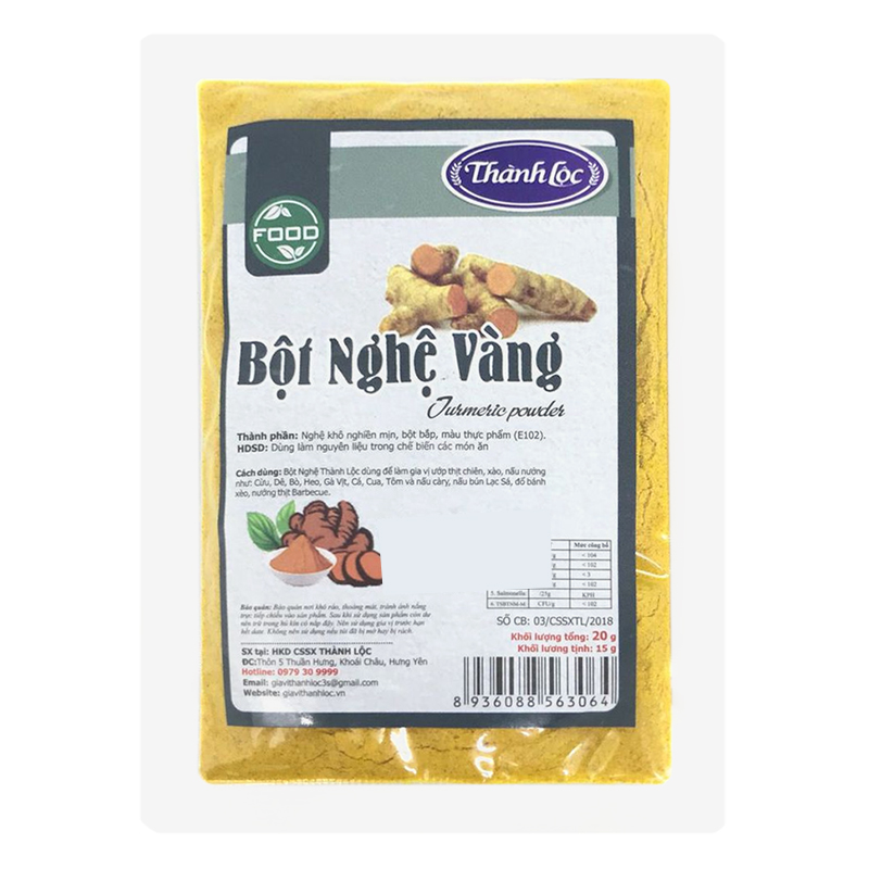 Bột Nghệ Vàng Thành Lộc