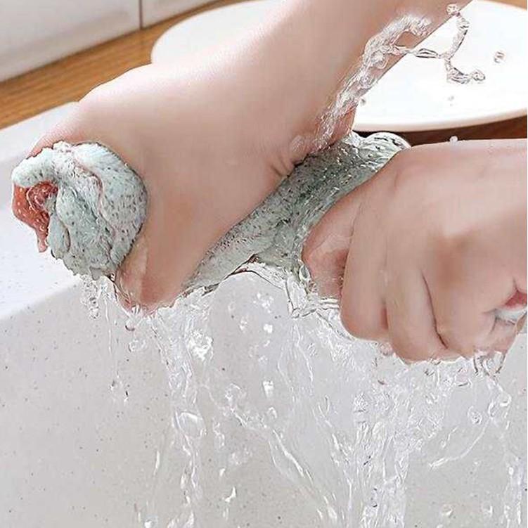 Combo 10 Khăn Lau Đa Năng Hai Lớp Vệ Sinh Vật Dụng Nhà Bếp