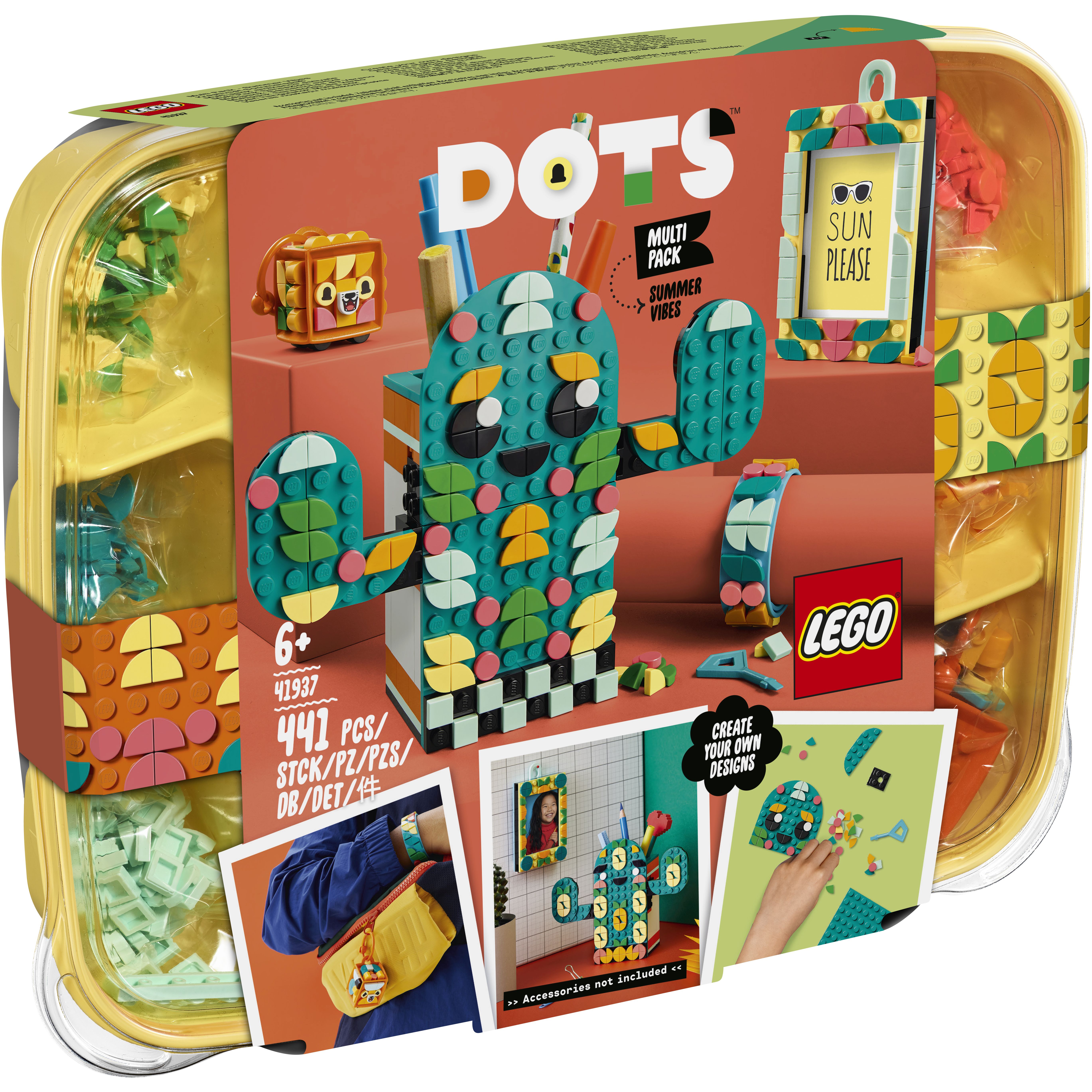 LEGO DOTS 41937 Phụ kiện mùa hè đáng yêu (441 chi tiết)