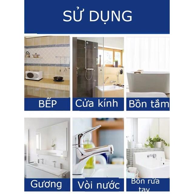 Chai xịt bọt tuyết tẩy rửa nhà bếp, nhà tắm, tolet đa năng 500ml