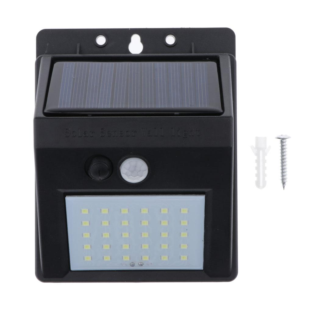 Solar Powered LED Wall Light