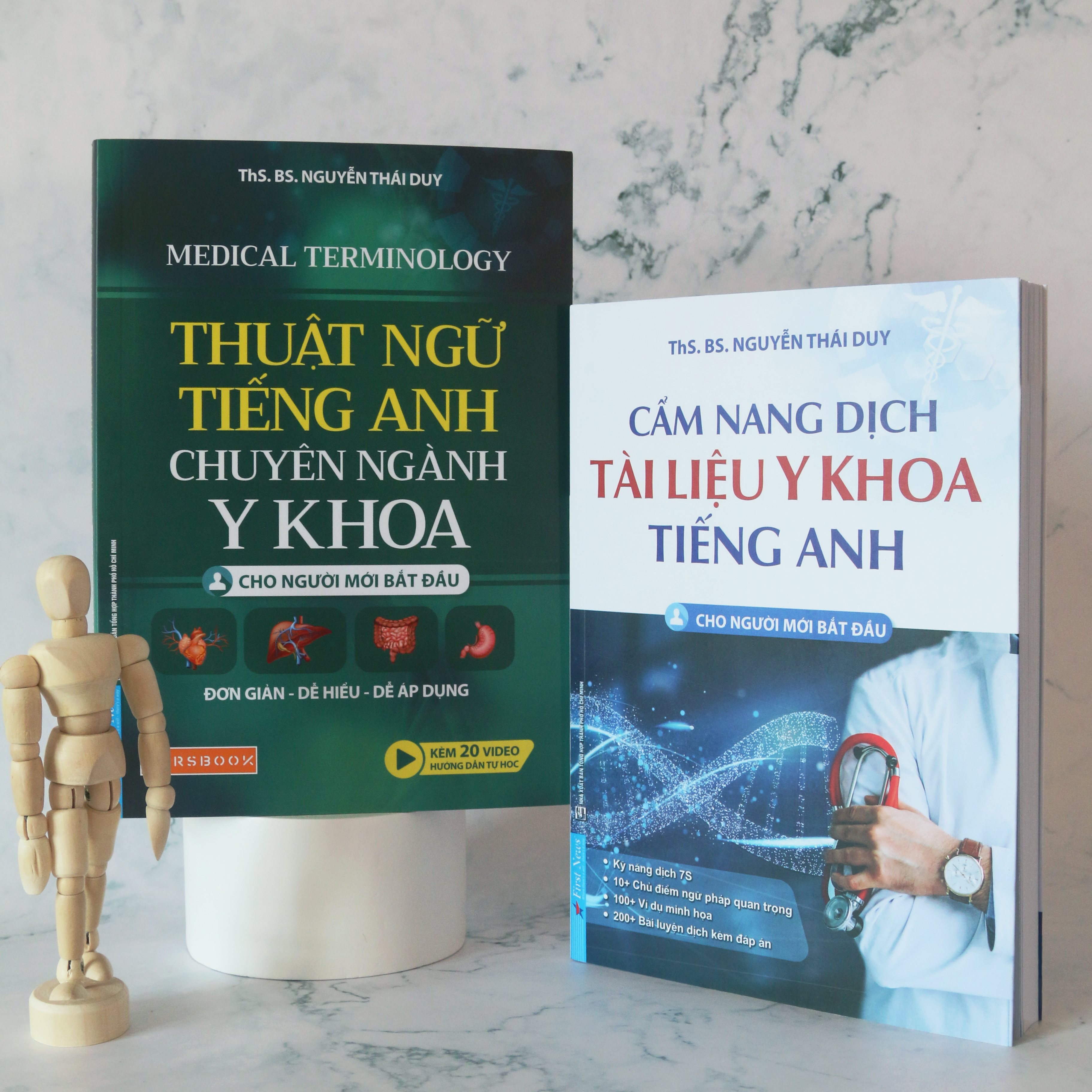 COMBO Thuật Ngữ Y Khoa Tiếng Anh + Cẩm Nang Dịch Tài Liệu Y Khoa Tiếng Anh