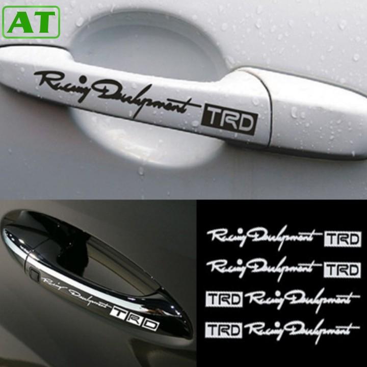 Decal dán tay cửa ô tô trang trí xe