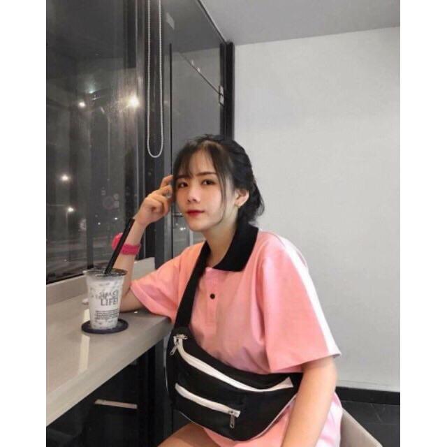 Áo thun có cổ tay lỡ form rộng