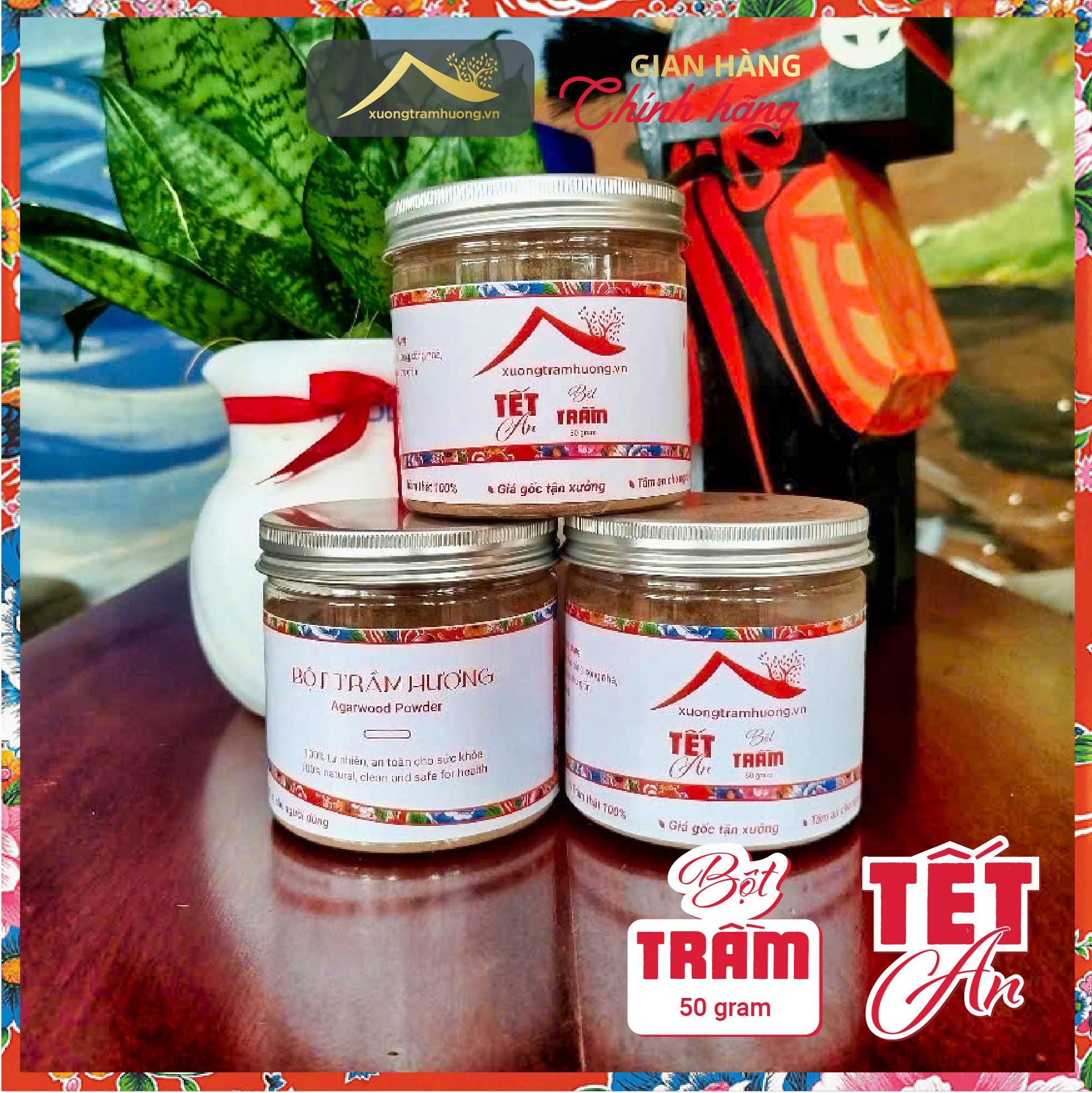 Bột Trầm Hương Nguyên Chất 100% Từ Trầm Khoang Cây >15tuổi Xưởng Trầm Hương Xông Nhà Lễ Tết Thu Hút Tài Lộc