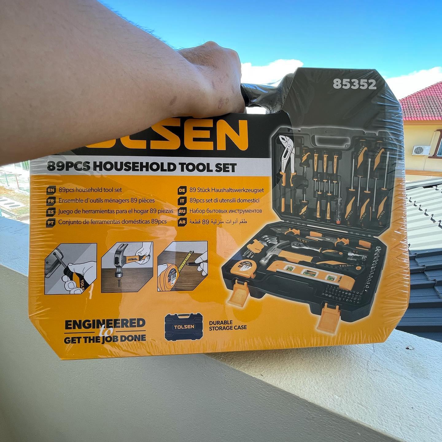 BỘ DỤNG CỤ 89 CHI TIẾT 85352 TOLSEN - HÀNG CHÍNH HÃNG