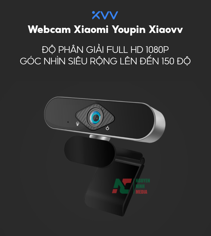 Webcam Xiaovv 6320s Full HD 1080P - Hàng Chính Hãng