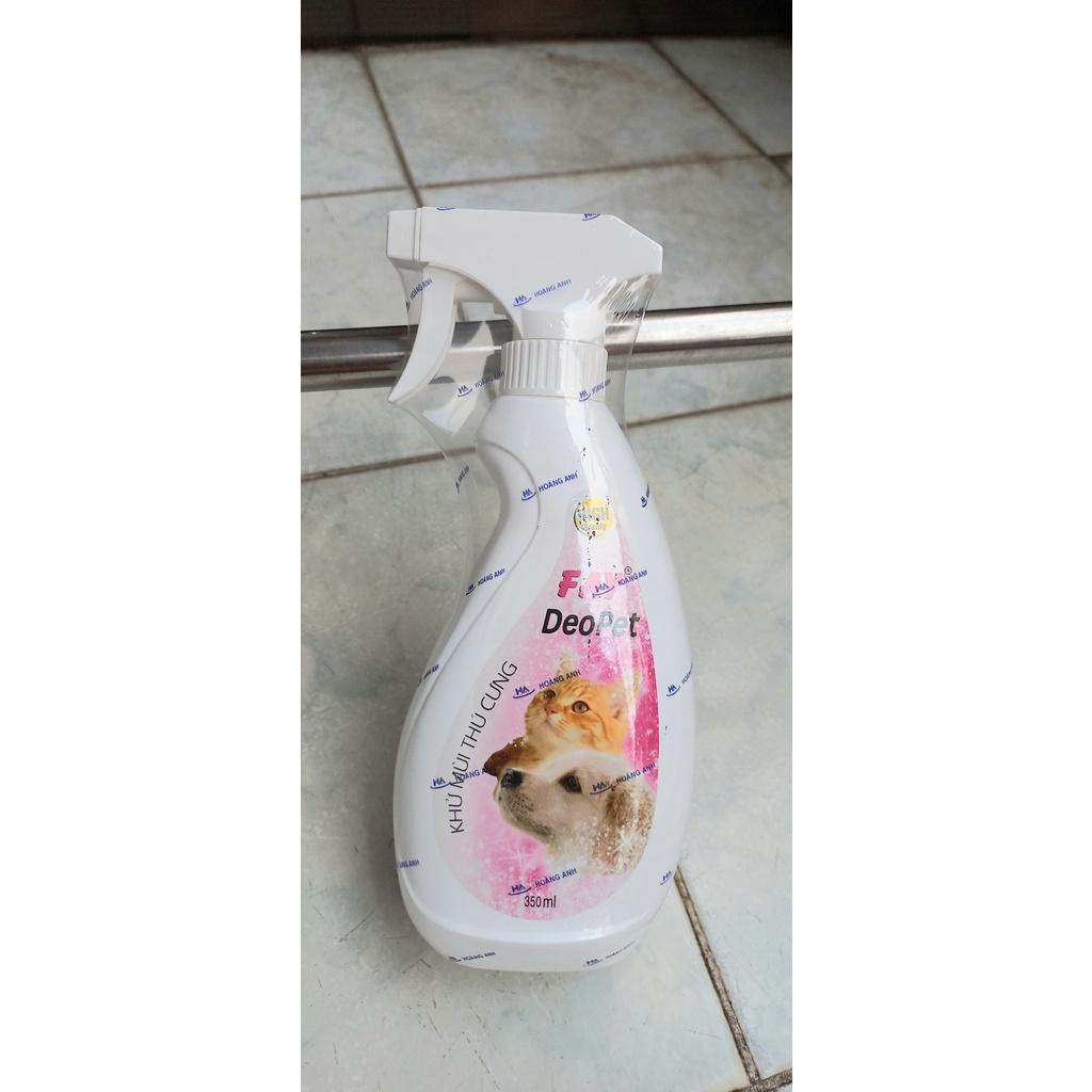 Sữa tắm khô cho chó mèo Fay DeoPet 350ml (Dạng xịt cao cấp)