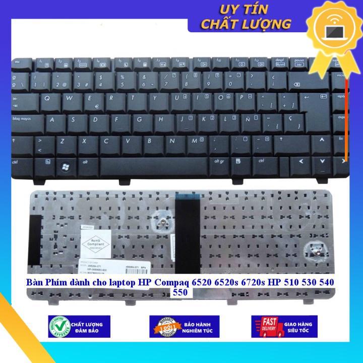 Bàn Phím dùng cho laptop HP Compaq 6520 6520s 6720s HP 510 530 540 550 - Hàng chính hãng MIKEY499