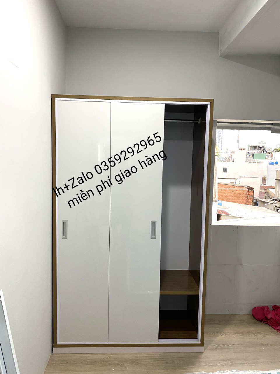 Tủ nhựa đài Loan 3 cánh cửa lùa