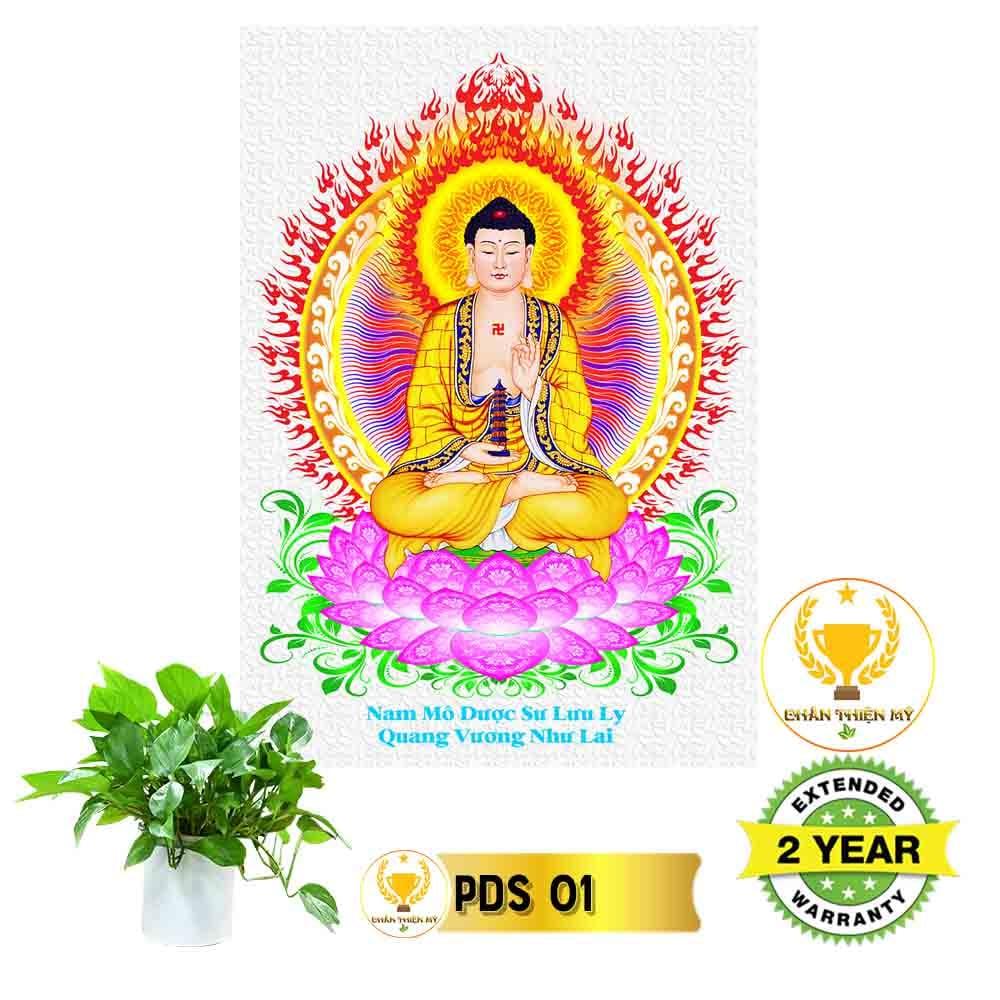 Tranh Phật Dược Sư có khung_DSK1