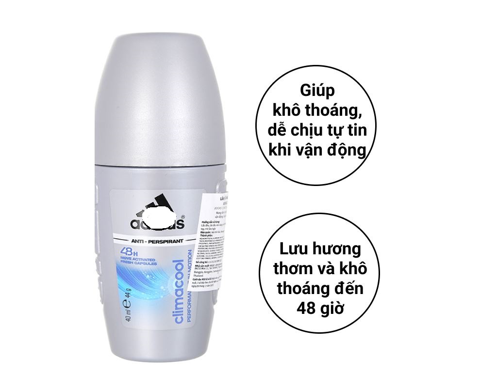 Lăn khử mùi nam Adida ngăn mồ hôi của đức 40ml ( không xuất hóa đơn đỏ )