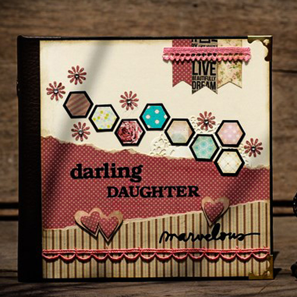 Album Ảnh Handmade Darling Daughter (20 x 20 cm)