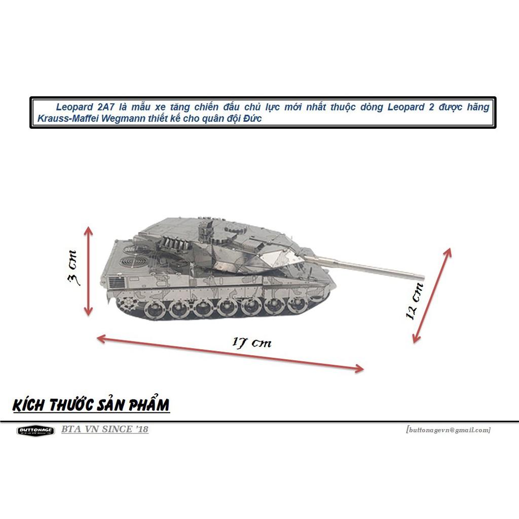 Mô Hình Lắp Ráp 3d Xe Tăng Leopard 2A7 - Đức