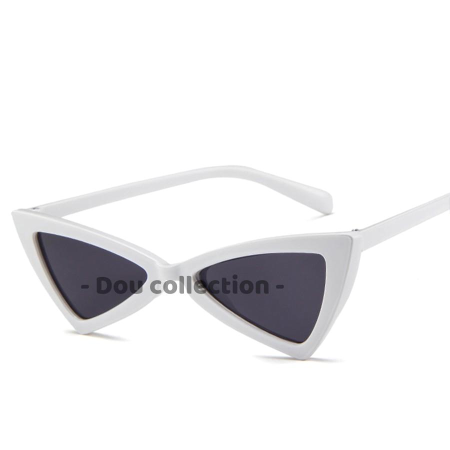 Kính Mát  Cao Cấp Mắt Mèo Hình Nơ Retro Gọng Nhựa Phong Cách Châu Âu & Mỹ - Mã MK020