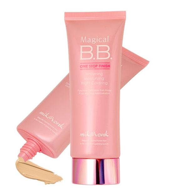 Kem nền trang điểm Mik@vonk Magical BB Cream Hàn Quốc 60g tặng kèm móc khoá