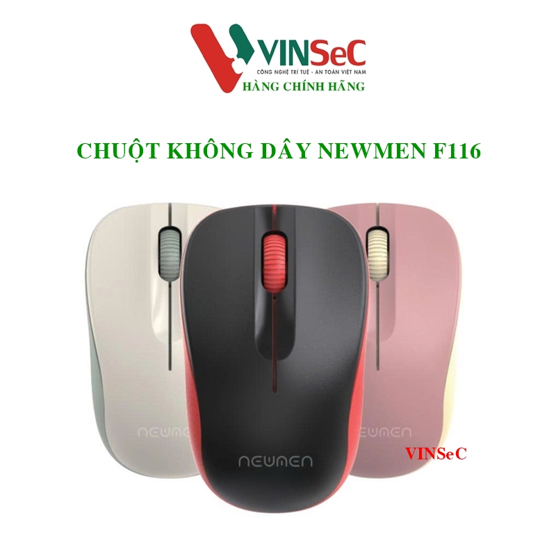 Chuột Máy Tính Không Dây - Newmen F116 - Hàng Chính Hãng