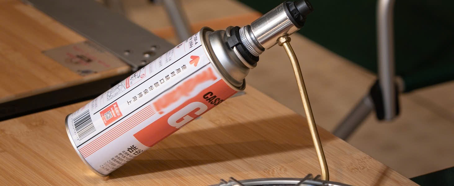 Phụ kiện đầu chuyển bình gas Campingmoon Z19 (Đồ dùng gas Propane sang sử dụng gas Butane) [Hàng nhập khẩu chính hãng]