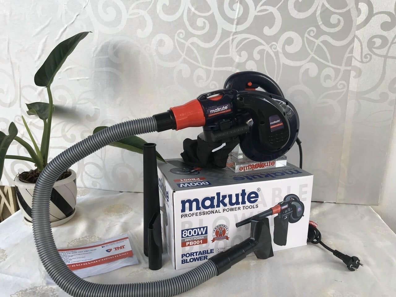 MÁY THỔI, HÚT BỤI 800W MAKUTE PB001- HÀNG CHÍNH HÃNG