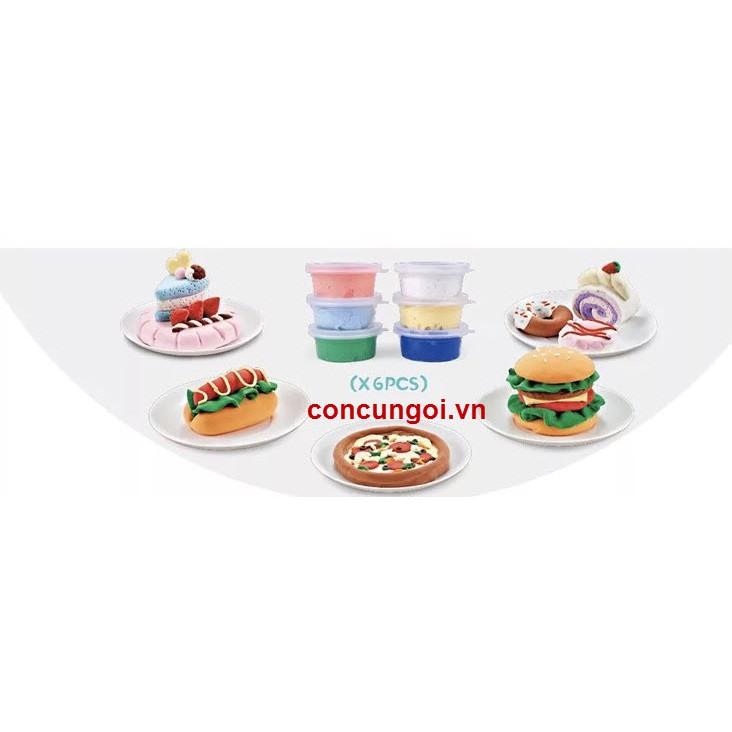 Đồ Chơi Hộp bếp lò nướng pin Microware 12 hủ đất sét , WY374-2 - SP351398