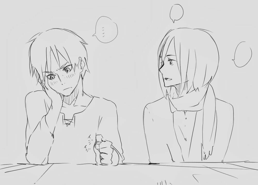 tấn công người khổng lồ - doujinshi eren x mikasa chapter 44 6