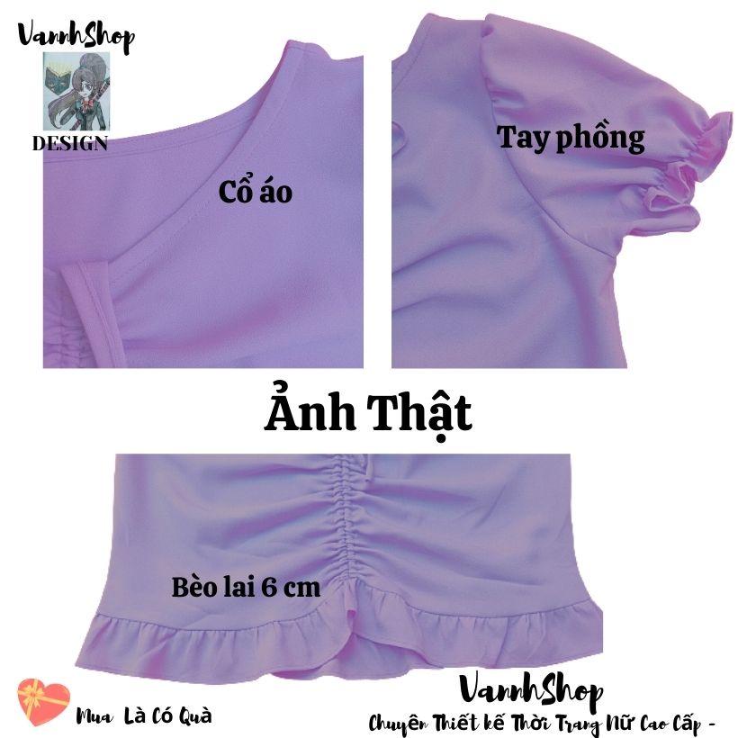 Áo Croptop New Design  Thiết Kế Cổ V ,Áo Nữ Xinh Đẹp Chất Vải Lụa ,Mặc Mát AO0003