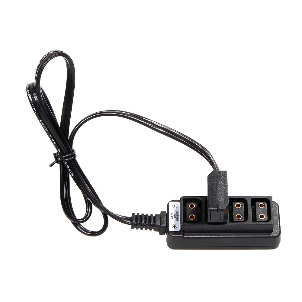 Male D-Tap B Type Power Tap to 4 Female D-Tap P-Tap Hub Adapter for Photography Power