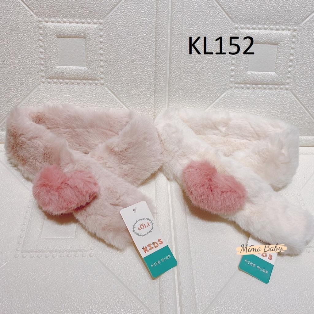 Khăn lông thỏ mềm mại hình trái tim xinh xắn cho bé KL152 Mimo Baby