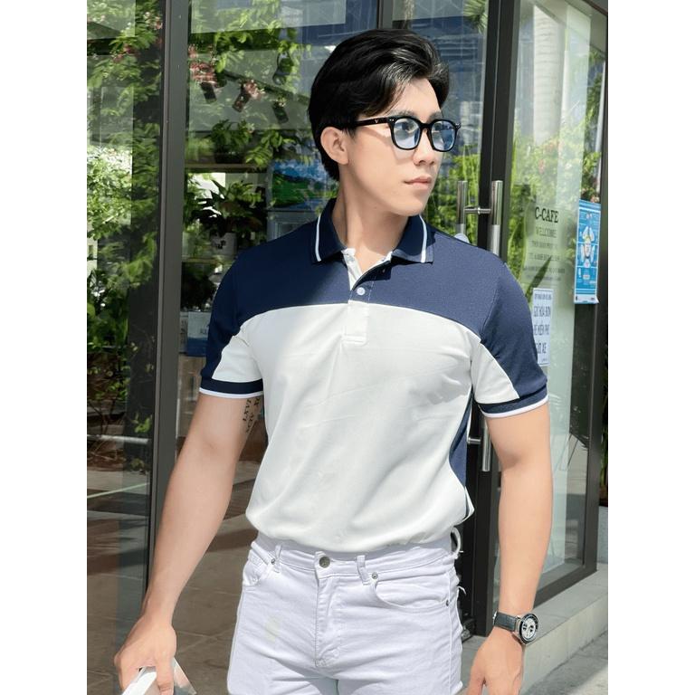 Áo thun POLO phối màu tay ngắn thời trang nam , nam tính hàn quốc tôn dáng cho các anhem THỜI TRANG NAM 1986