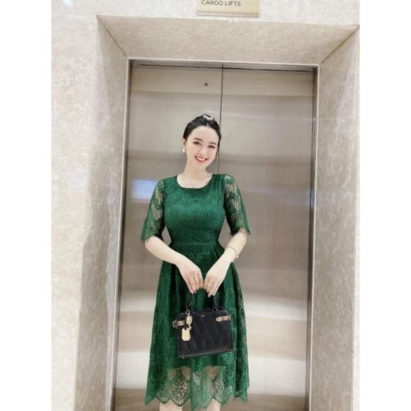ĐẦM XÒE REN GỢN SÓNG TAY LỠ