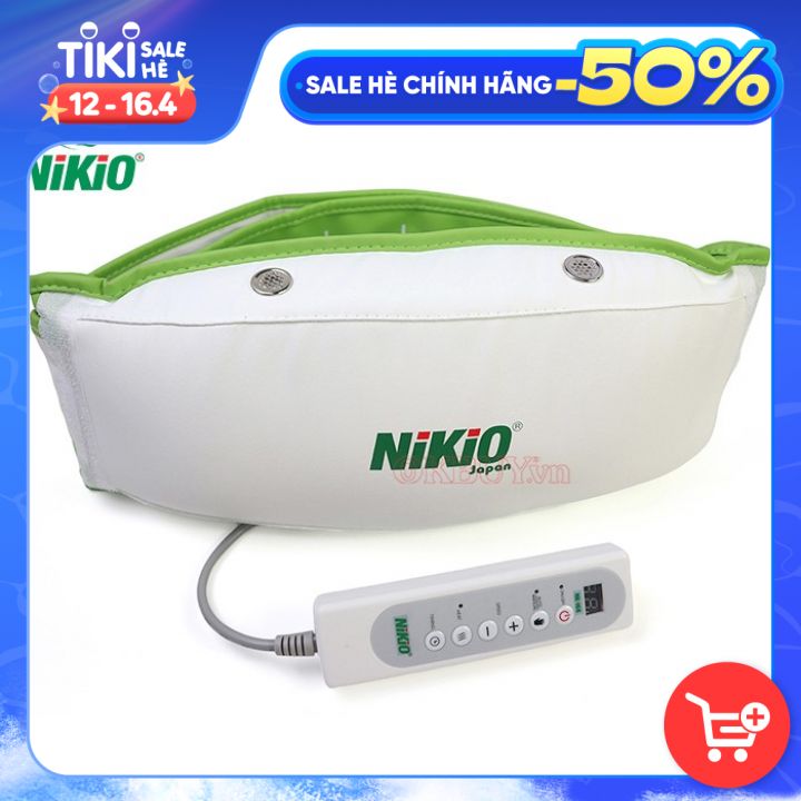 Máy Massage Bụng Nikio NK-168 - Máy Rung Tan Mỡ Bụng Nam Nữ, Làm Săn Chắc Cơ Bụng Nhanh, Kết Hợp Nhiệt Nóng Làm Ấm Bụng, Giảm Đau Bụng Kinh