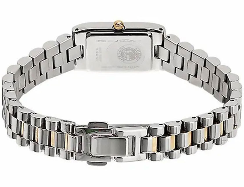 Đồng Hồ Nữ Citizen Đính Đá Swarovski Dây Thép Không Gỉ EW9816-51D - Mặt Xà Cừ