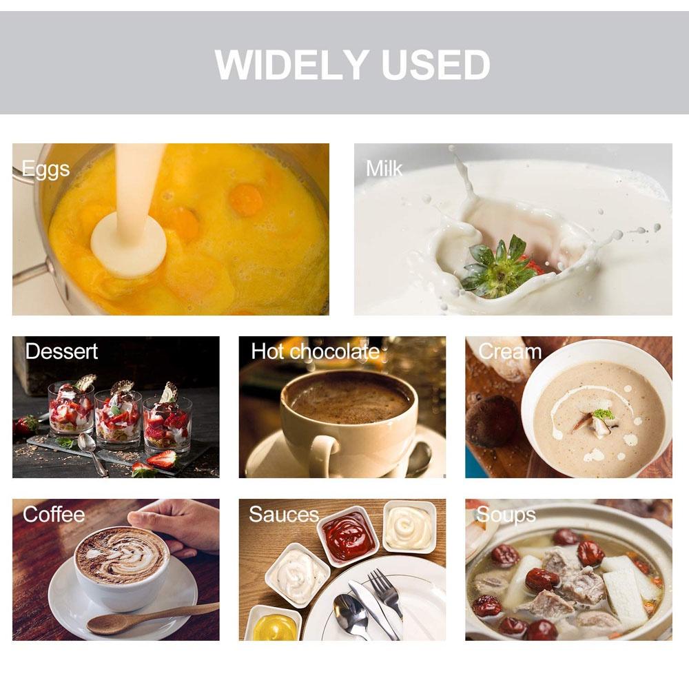 Máy Đánh Trứng / Máy Khuấy Sữa / Tạo Bọt Cafe / Máy Trộn Bột - An Toàn Với Đầu Thép Không Dỉ