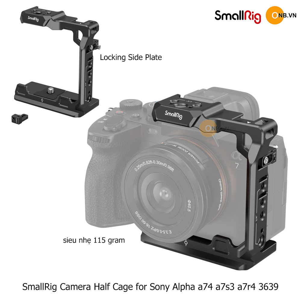 SmallRig Half Cage So-ny Alpha a74 a7s3 a7r4 3639