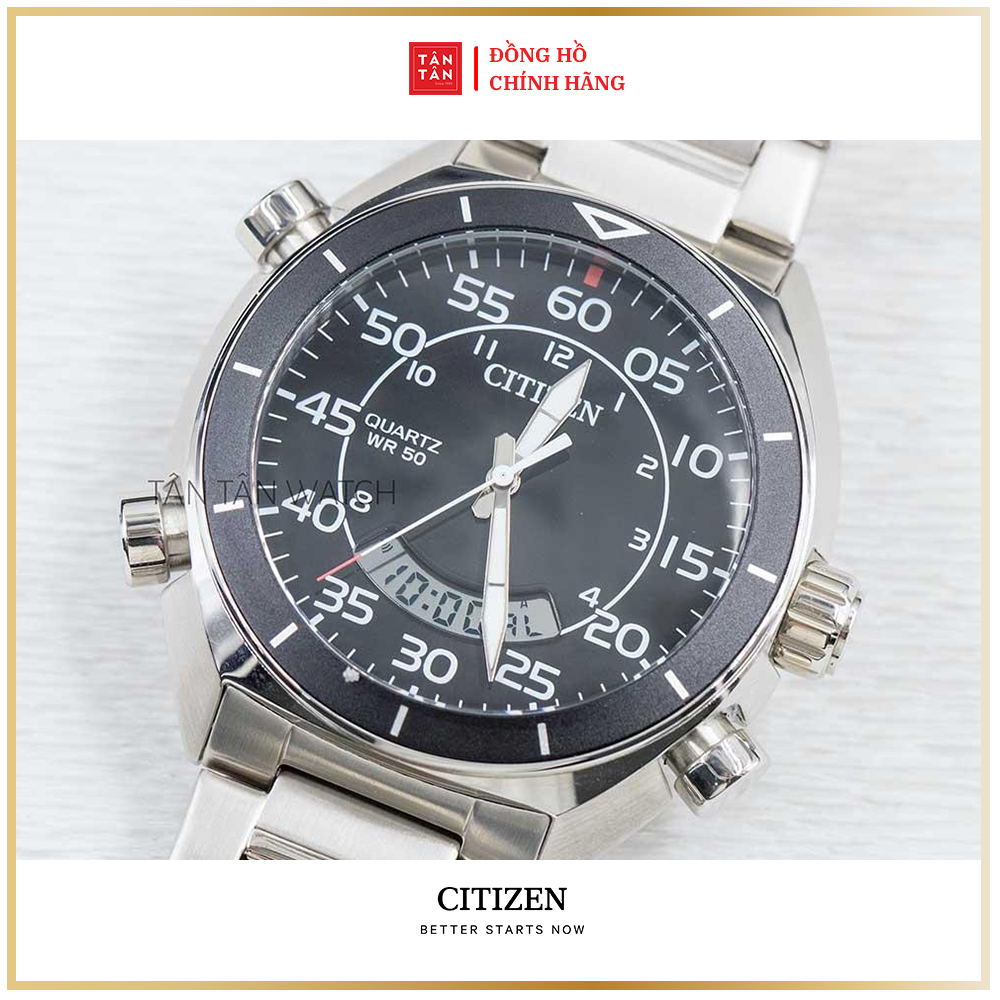 Đồng hồ Nam Citizen Quartz JM5470-58E 44mm