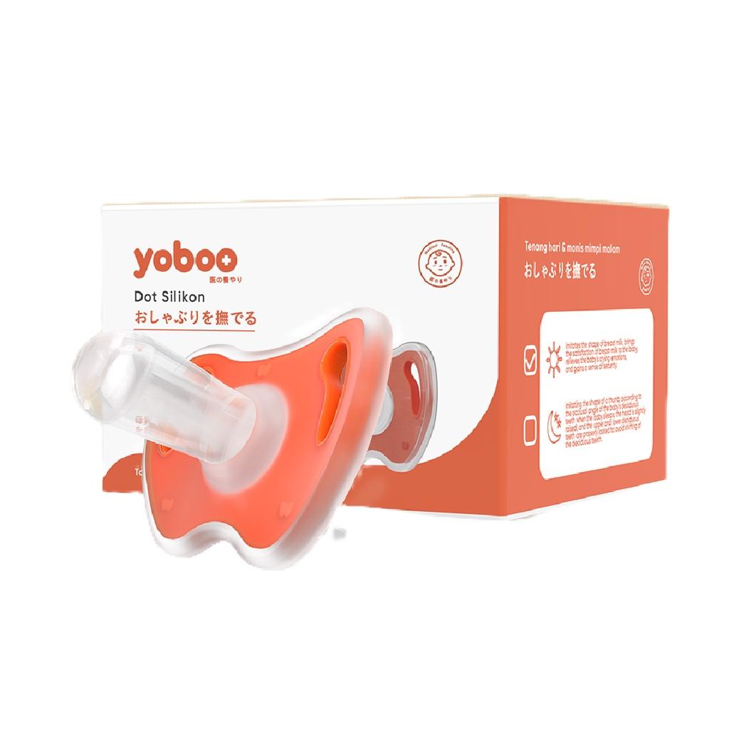 Ti giả cho bé Yoboo YB-0007 đầu tròn bằng silicone nguyên khối mô phỏng ti mẹ - Hàng chính hãng