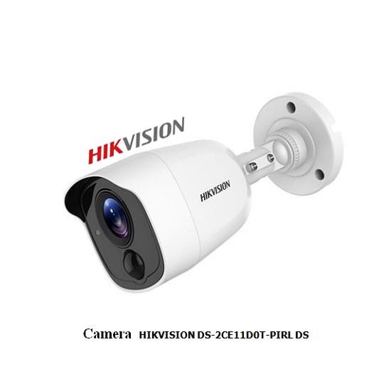 Camera Analog Thân Trụ HIKVISION DS-2CE11D0T-PIRL siêu nét 2MP ~ 5MP Tích Hợp Cảm Biến PIR,OSD , BLC, IP67 - Hàng Chính Hãng