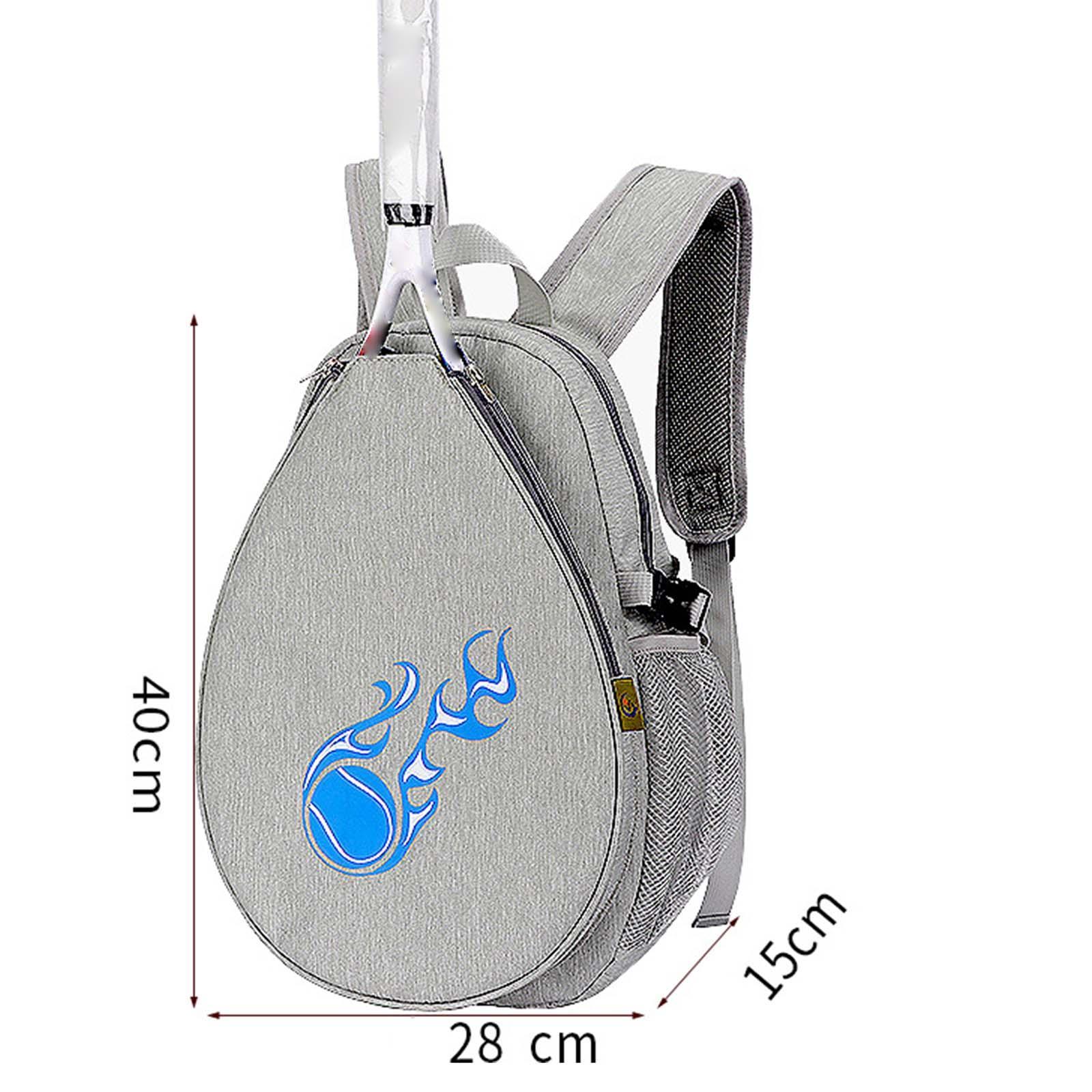 Kids Tennis Racket Bag Pickleball Paddles Backpack Organizer Storage Carrying Tote for Tennis Racquet Boys Girls Badminton Paddle Teen Youth