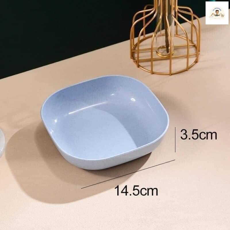 Sét 8 đĩa lúa mạch vuông