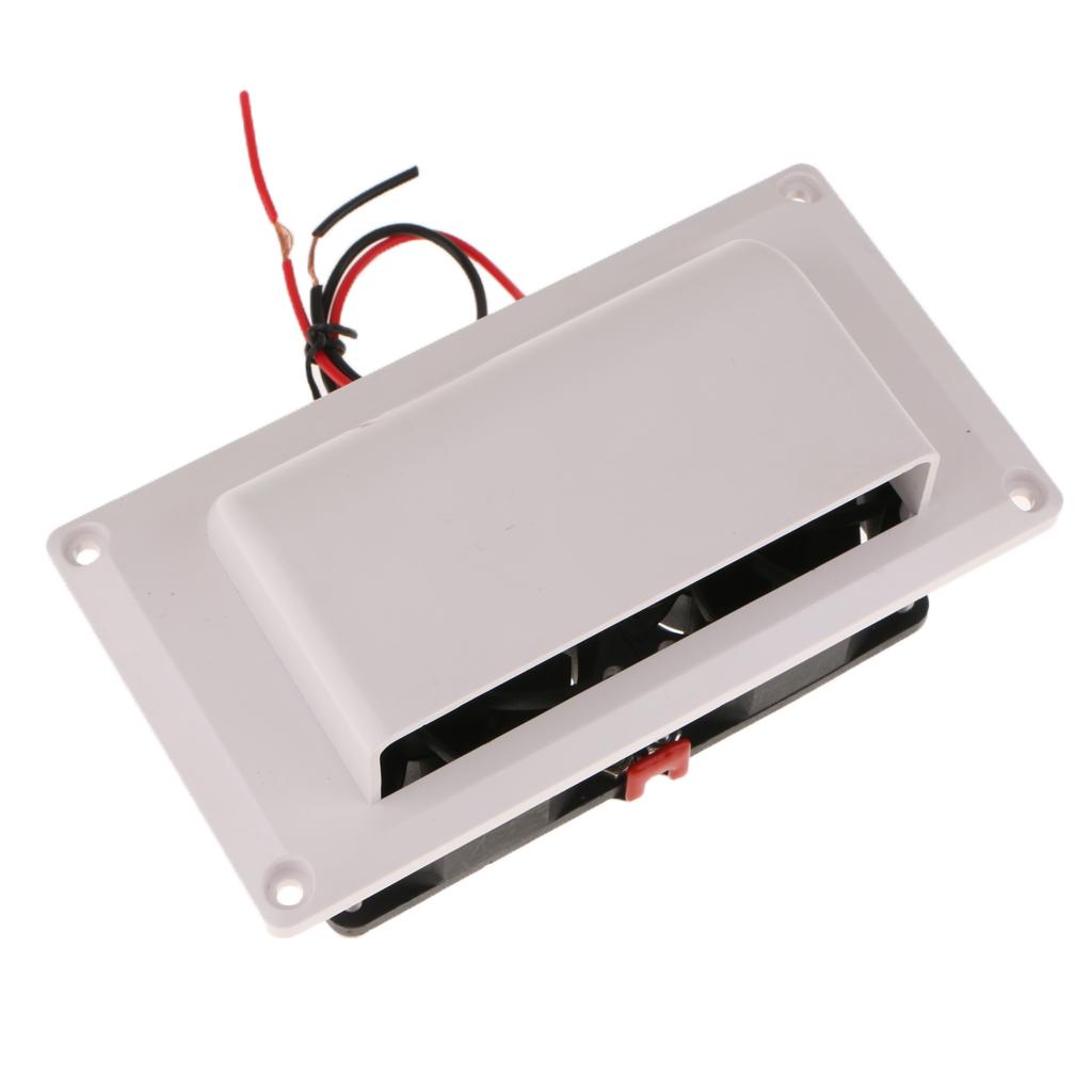 RV Caravan Motorhome Trailer Inner Side Air Vent Ventilation Exhaust Fan 12V
